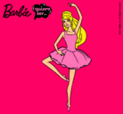 Dibujo Barbie bailarina de ballet pintado por bastercita