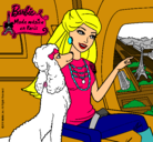 Dibujo Barbie llega a París pintado por yijin