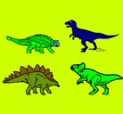 Dibujo Dinosaurios de tierra pintado por vvvvv