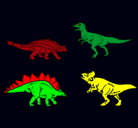 Dibujo Dinosaurios de tierra pintado por hectorin