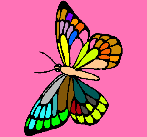 Dibujo Mariposa pintado por pcofrades