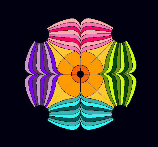 Dibujo Mandala 16 pintado por Aguus99