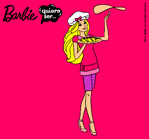 Dibujo Barbie cocinera pintado por Yoovi