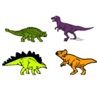 Dibujo Dinosaurios de tierra pintado por lucas6