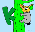 Dibujo Koala pintado por chochi