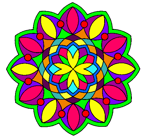 Dibujo Mandala 20 pintado por rougendasxana