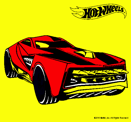 Dibujo Hot Wheels 12 pintado por SAML