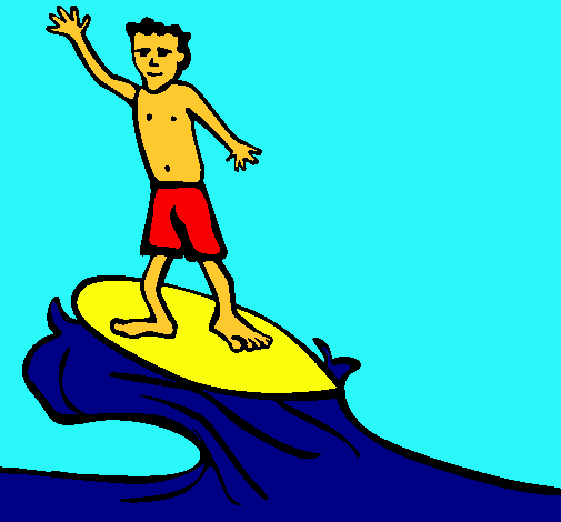 Dibujo Surfista pintado por Ramon10