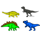 Dibujo Dinosaurios de tierra pintado por ARON
