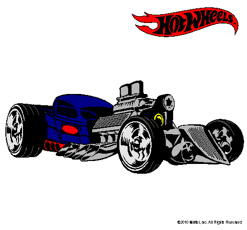 Dibujo Hot Wheels 10 pintado por The_Men_George