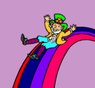 Dibujo Duende en el arco iris pintado por duenearcoiri