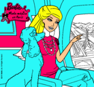 Dibujo Barbie llega a París pintado por marx