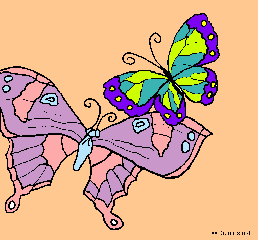 Dibujo Mariposas pintado por pollitolindo