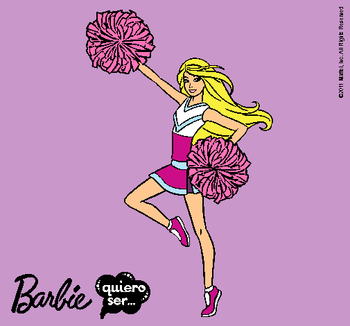 Dibujo Barbie animadora pintado por Aguus99