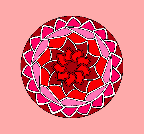 Dibujo Mandala 1 pintado por delfi