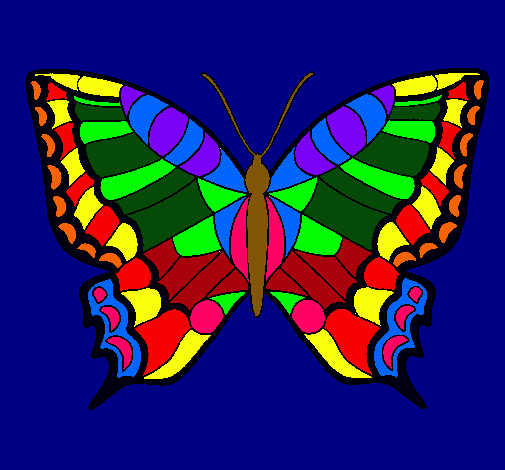 Dibujo Mariposa pintado por sujey
