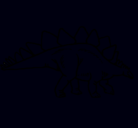 Dibujo Stegosaurus pintado por khytv