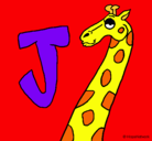 Dibujo Jirafa pintado por Judy
