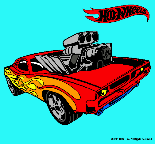 Dibujo Hot Wheels 11 pintado por Glynn