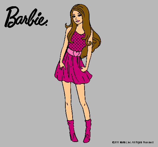 Dibujo Barbie veraniega pintado por mariaa_sdf