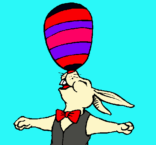 Dibujo Conejo malabarista pintado por Blessy_Pocker
