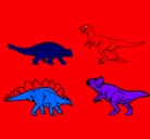 Dibujo Dinosaurios de tierra pintado por andi1