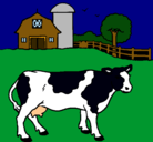 Dibujo Vaca pasturando pintado por 505050505050