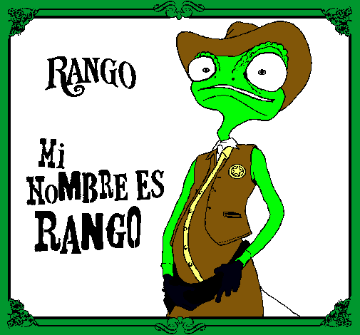 Dibujo Rango pintado por karencita 