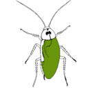 Dibujo Cucaracha grande pintado por luciamoris