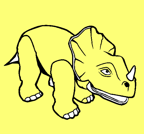 Dibujo Triceratops II pintado por franciscoblanco