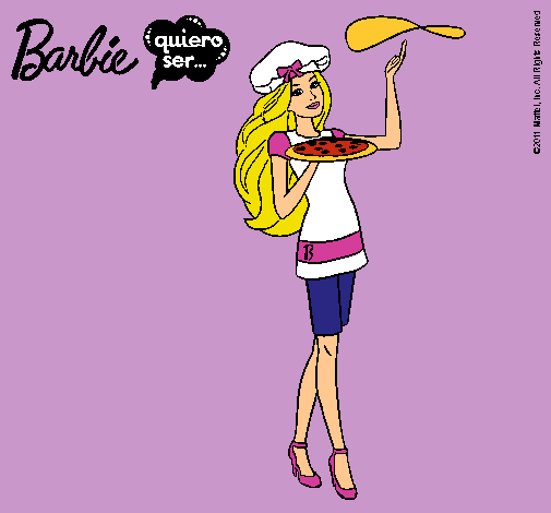 Dibujo Barbie cocinera pintado por Aguus99
