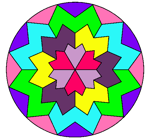 Dibujo Mandala 29 pintado por rougendasxana