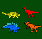Dibujo Dinosaurios de tierra pintado por 8003