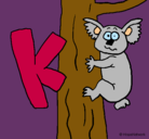Dibujo Koala pintado por 20203