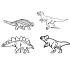 Dibujo Dinosaurios de tierra pintado por Josmar