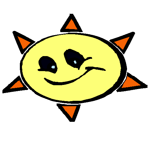 Dibujo Sol sonriente pintado por BEATRIZ