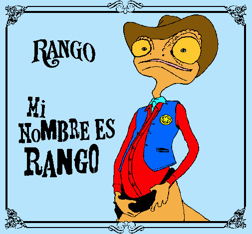 Dibujo Rango pintado por dibalmo