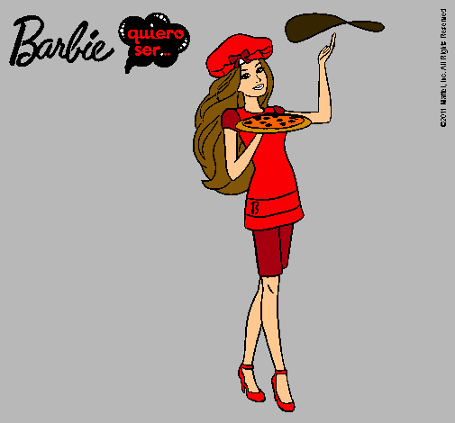 Dibujo Barbie cocinera pintado por mariaa_sdf