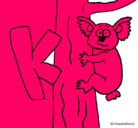 Dibujo Koala pintado por carmen26