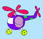 Dibujo Helicóptero adornado pintado por dylanmonroy