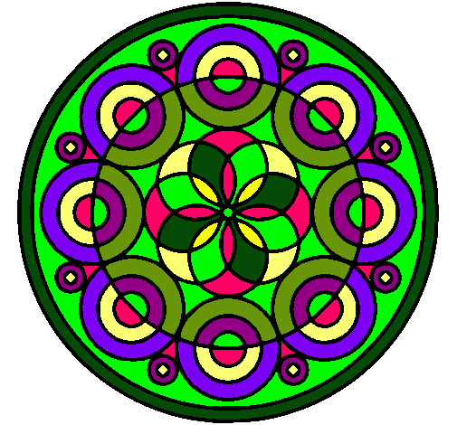 Dibujo Mandala 35 pintado por rougendasxana