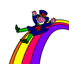 Dibujo Duende en el arco iris pintado por jmlu