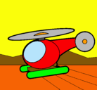 Dibujo Helicóptero pequeño pintado por fgomez