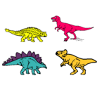 Dibujo Dinosaurios de tierra pintado por GHJUTYIOPDFE