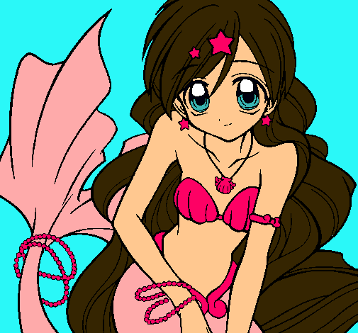 Dibujo Sirena pintado por Lilith