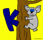 Dibujo Koala pintado por gabyyyyyyyyy