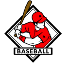 Dibujo Logo de béisbol pintado por BASEBALL