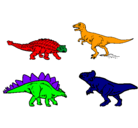 Dibujo Dinosaurios de tierra pintado por TORO