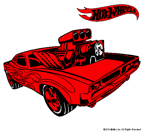 Dibujo Hot Wheels 11 pintado por stomer