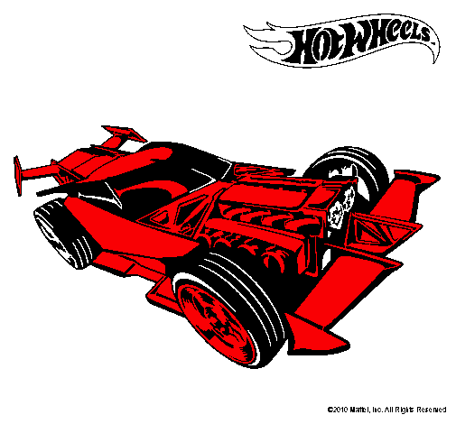 Dibujo Hot Wheels 9 pintado por stomer